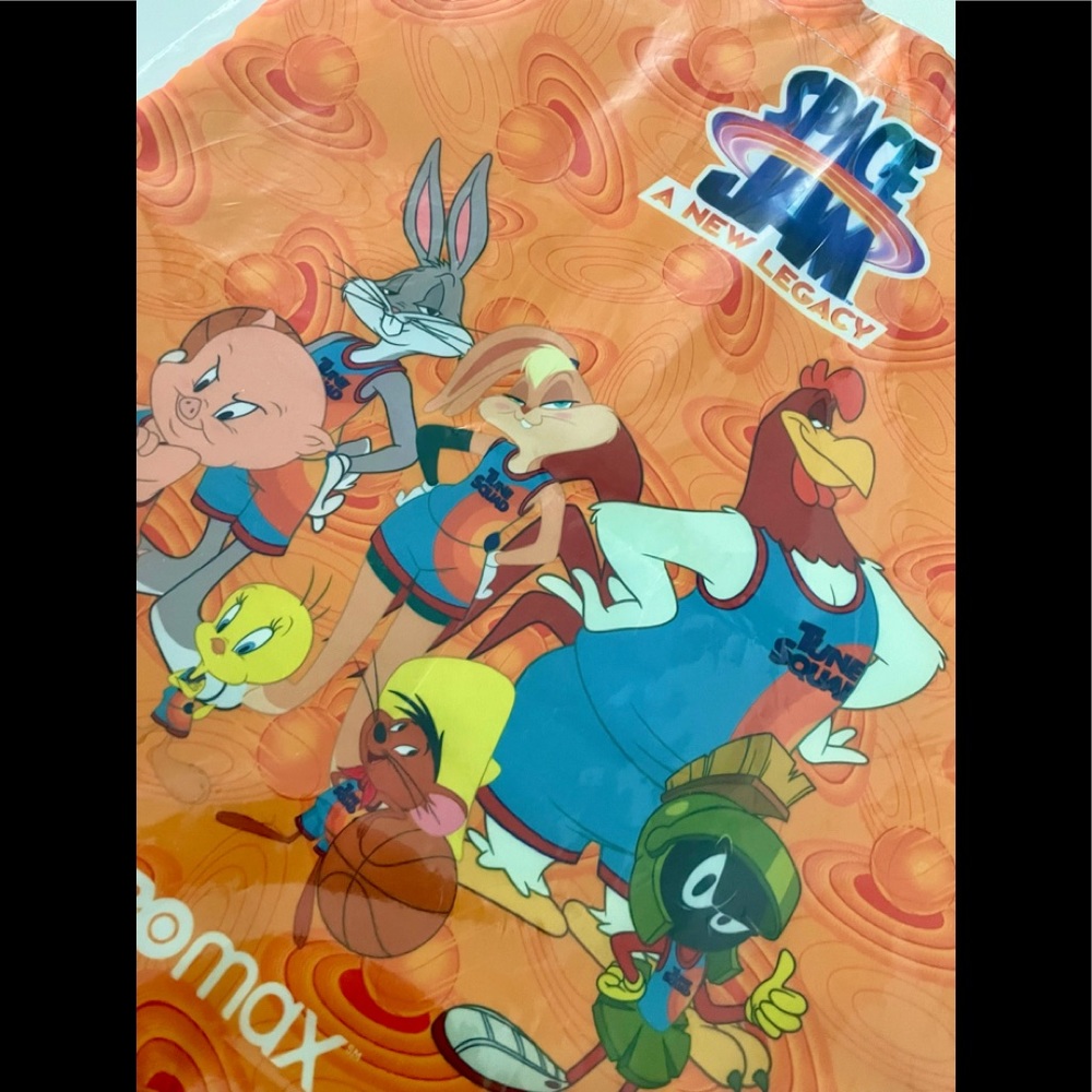 Space Jam Drawstring Bag